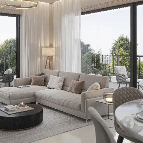 L-Shaped Dining Room and Family Lounge